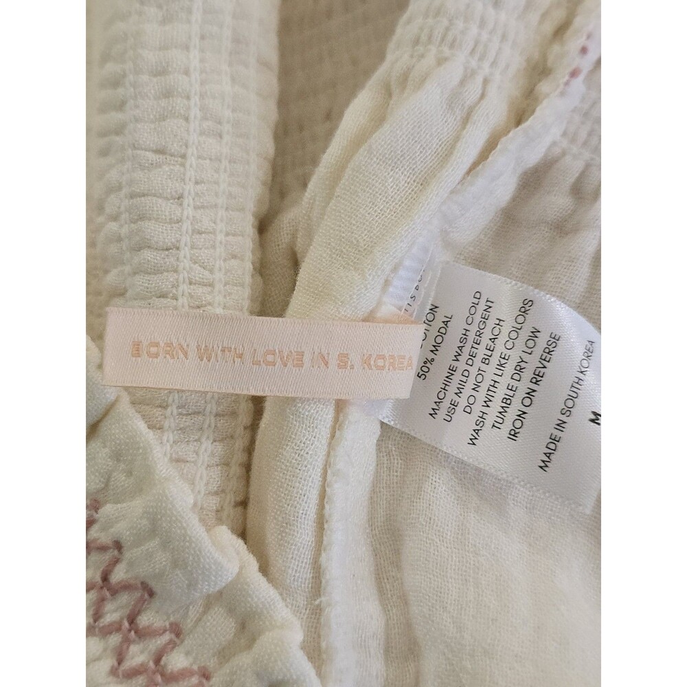 Nothing Fits But Yumi Dress Womens Size Medium Cream Puff Sleeve Mommy & Me - Picture 13 of 15